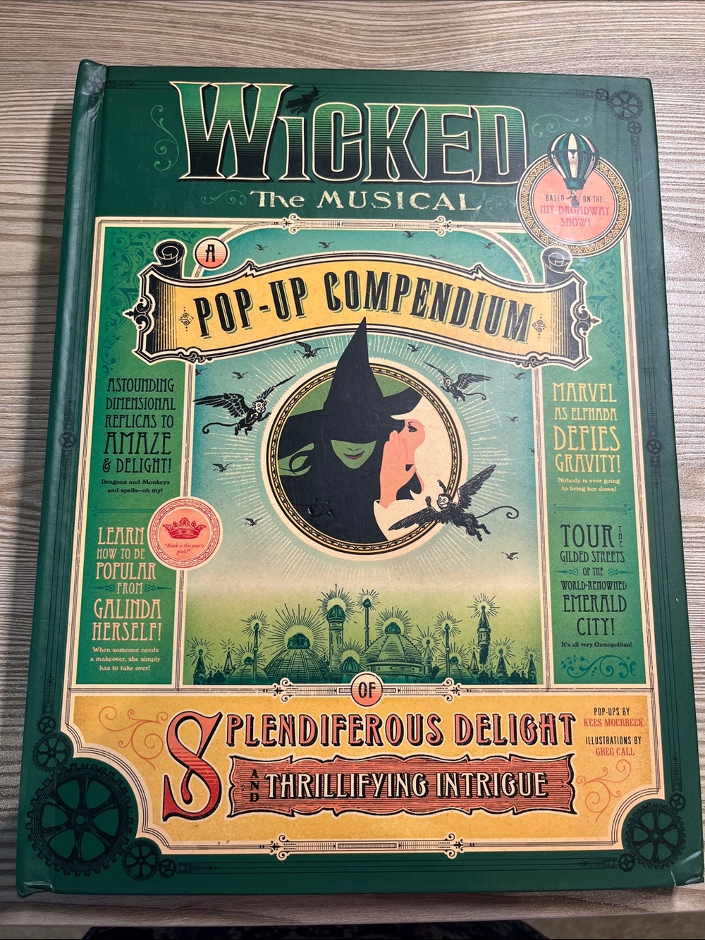 Wicked The Musical - Green Pop-Up Compendium Book